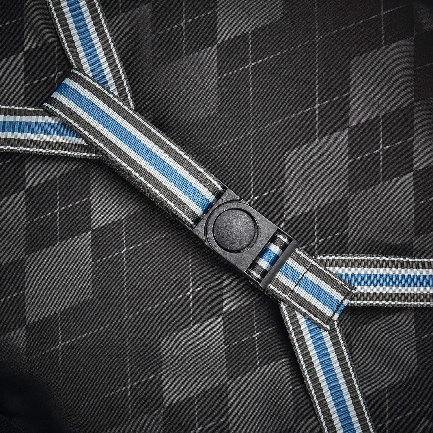 Hartmann Herringbone Deluxe Extended Journey Expandable Spinner, Black, Checked-Medium
