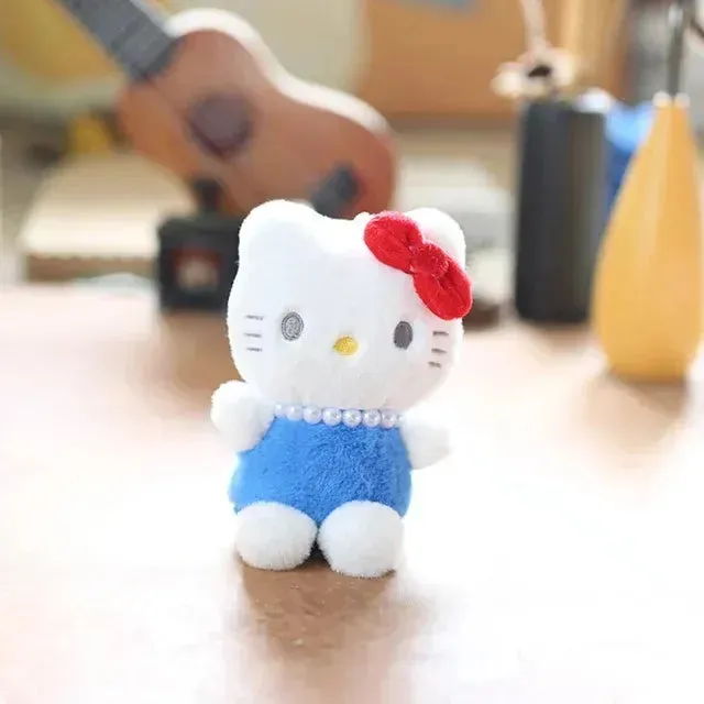 Hello Kitty Color Cuddles Plush Keychain