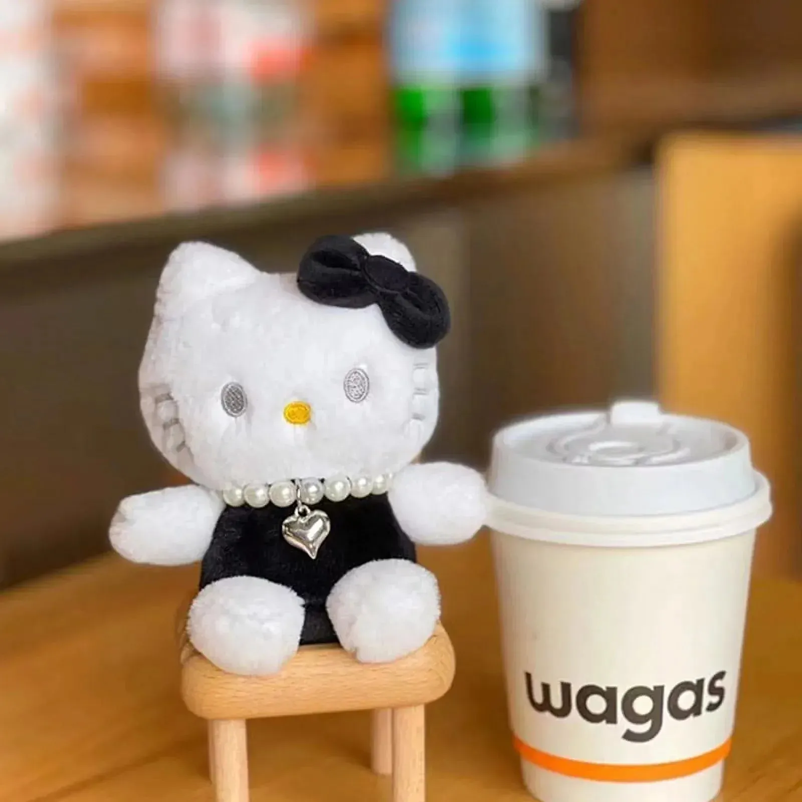 Hello Kitty Color Cuddles Plush Keychain