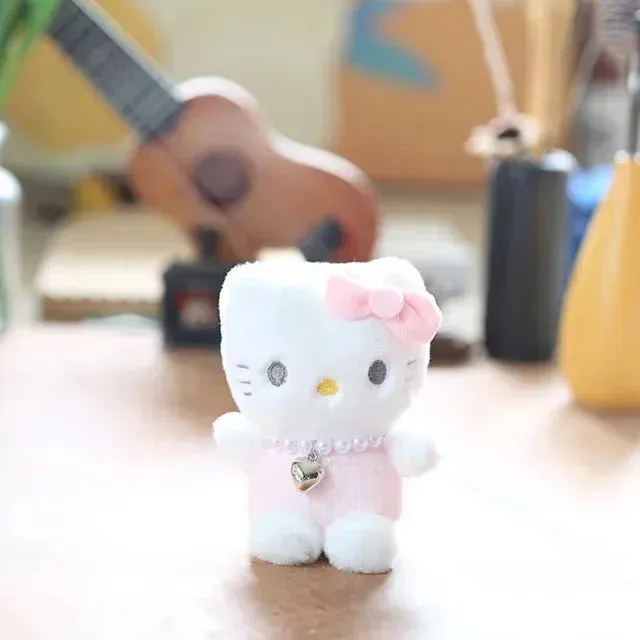 Hello Kitty Color Cuddles Plush Keychain