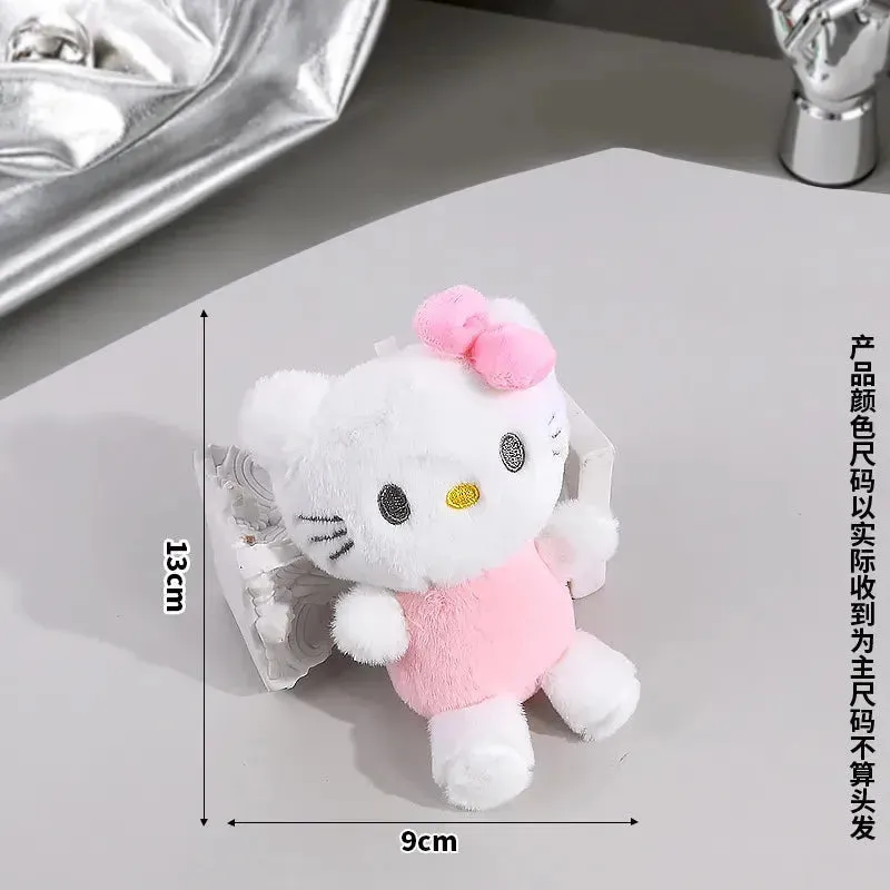 Hello Kitty Color Cuddles Plush Keychain