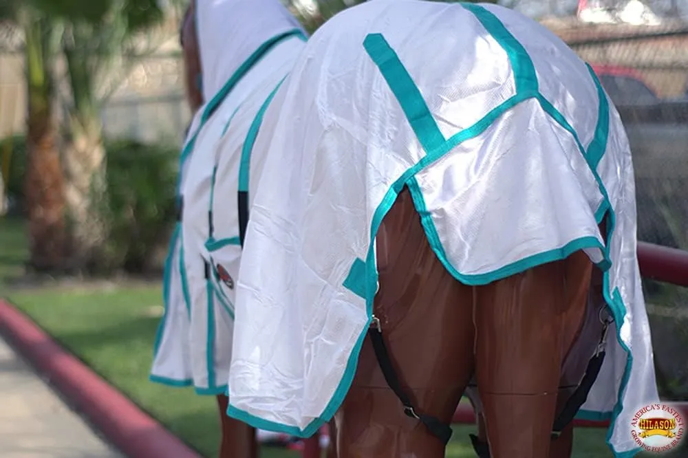 HILASON Horse Fly Sheet - Summer Spring UV Protection Mesh Bug Mosquito FlySheet for Horses | Mosquito Horse Fly-Sheet