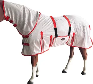 HILASON Horse Fly Sheet - Summer Spring UV Protection Mesh Bug Mosquito FlySheet for Horses | Mosquito Horse Fly-Sheet