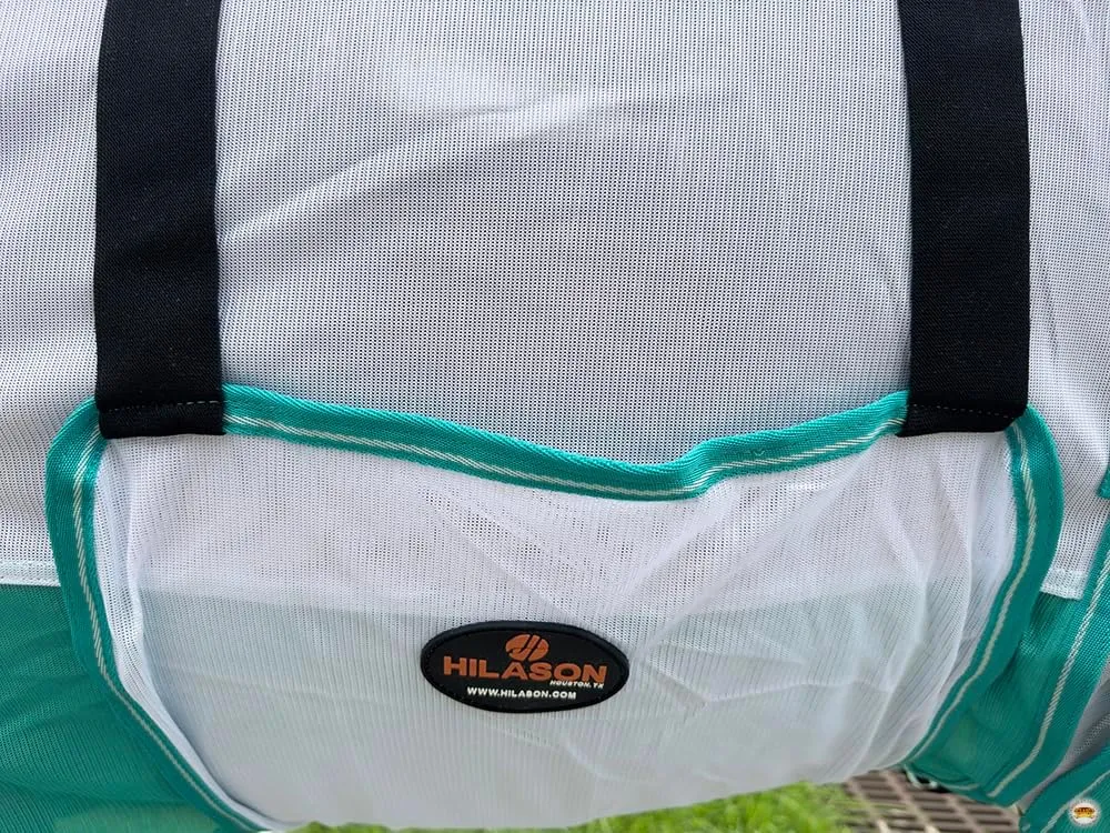 HILASON Horse Fly Sheet - Summer Spring UV Protection Mesh Bug Mosquito FlySheet for Horses | Mosquito Horse Fly-Sheet