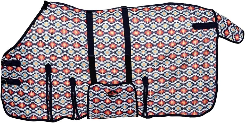 HILASON Horse Fly Sheet - Summer Spring UV Protection Mesh Bug Mosquito FlySheet for Horses | Mosquito Horse Fly-Sheet