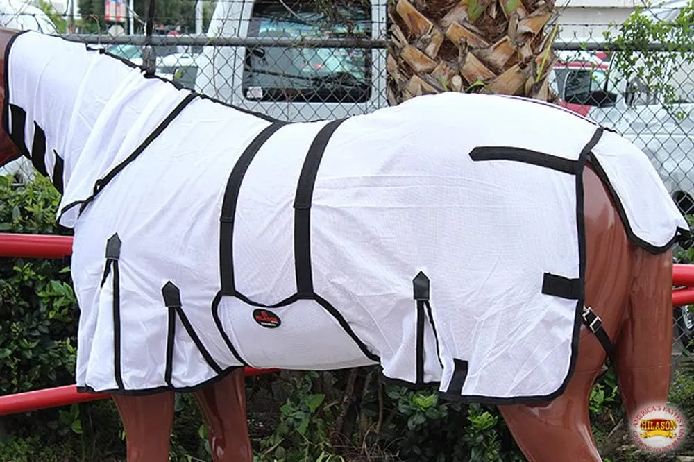 HILASON Horse Fly Sheet - Summer Spring UV Protection Mesh Bug Mosquito FlySheet for Horses | Mosquito Horse Fly-Sheet