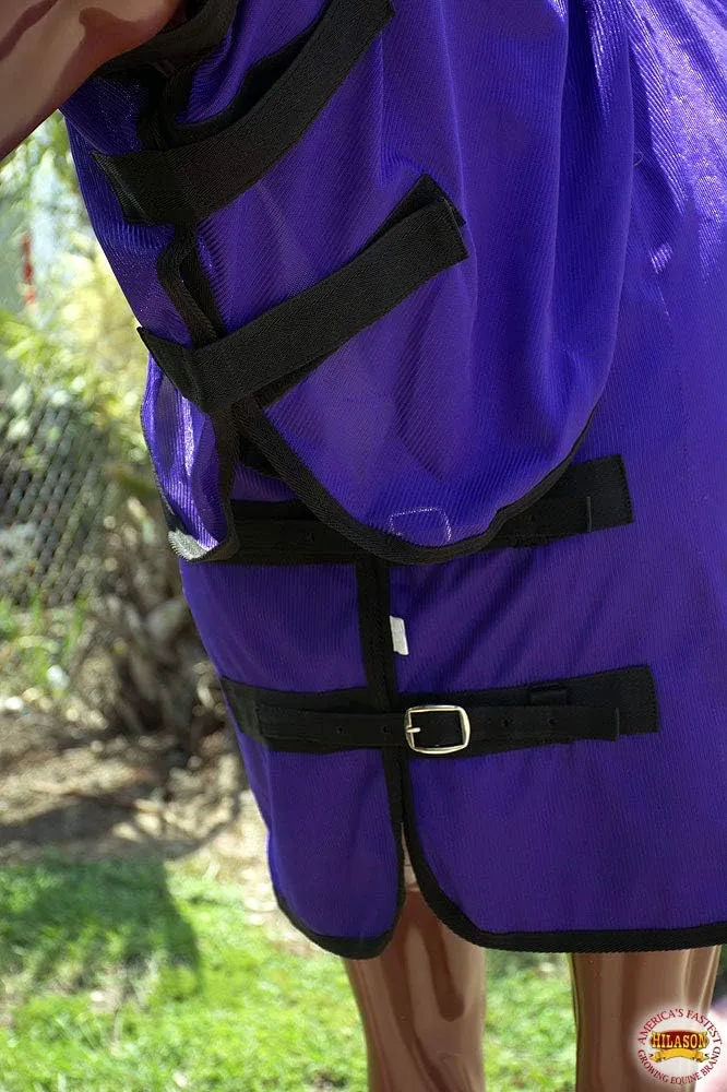 HILASON Horse Fly Sheet - Summer Spring UV Protection Mesh Bug Mosquito FlySheet for Horses | Mosquito Horse Fly-Sheet