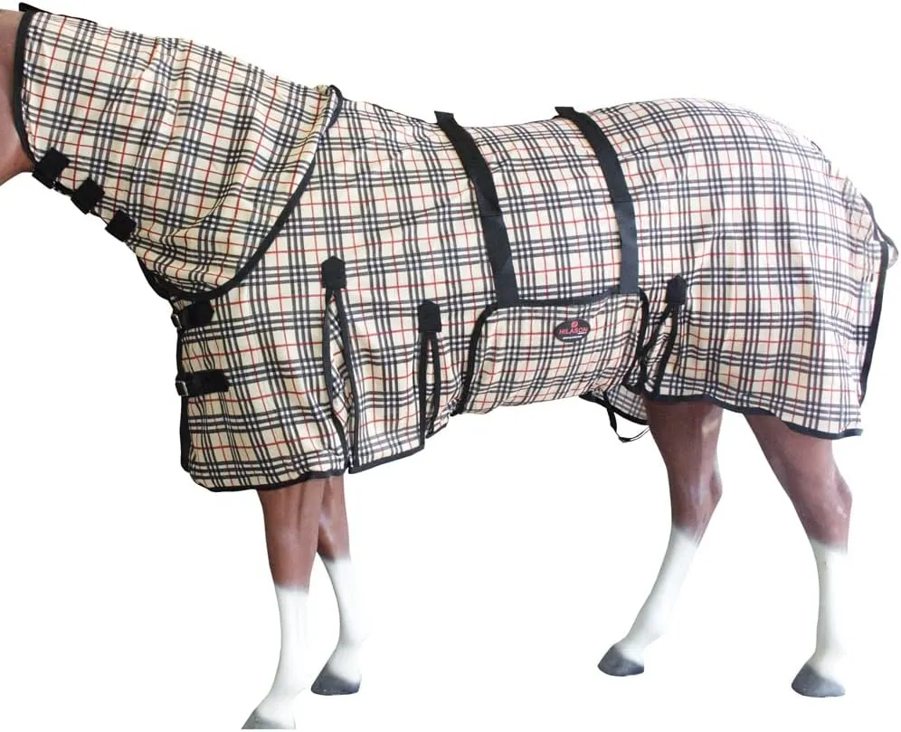 HILASON Horse Fly Sheet - Summer Spring UV Protection Mesh Bug Mosquito FlySheet for Horses | Mosquito Horse Fly-Sheet