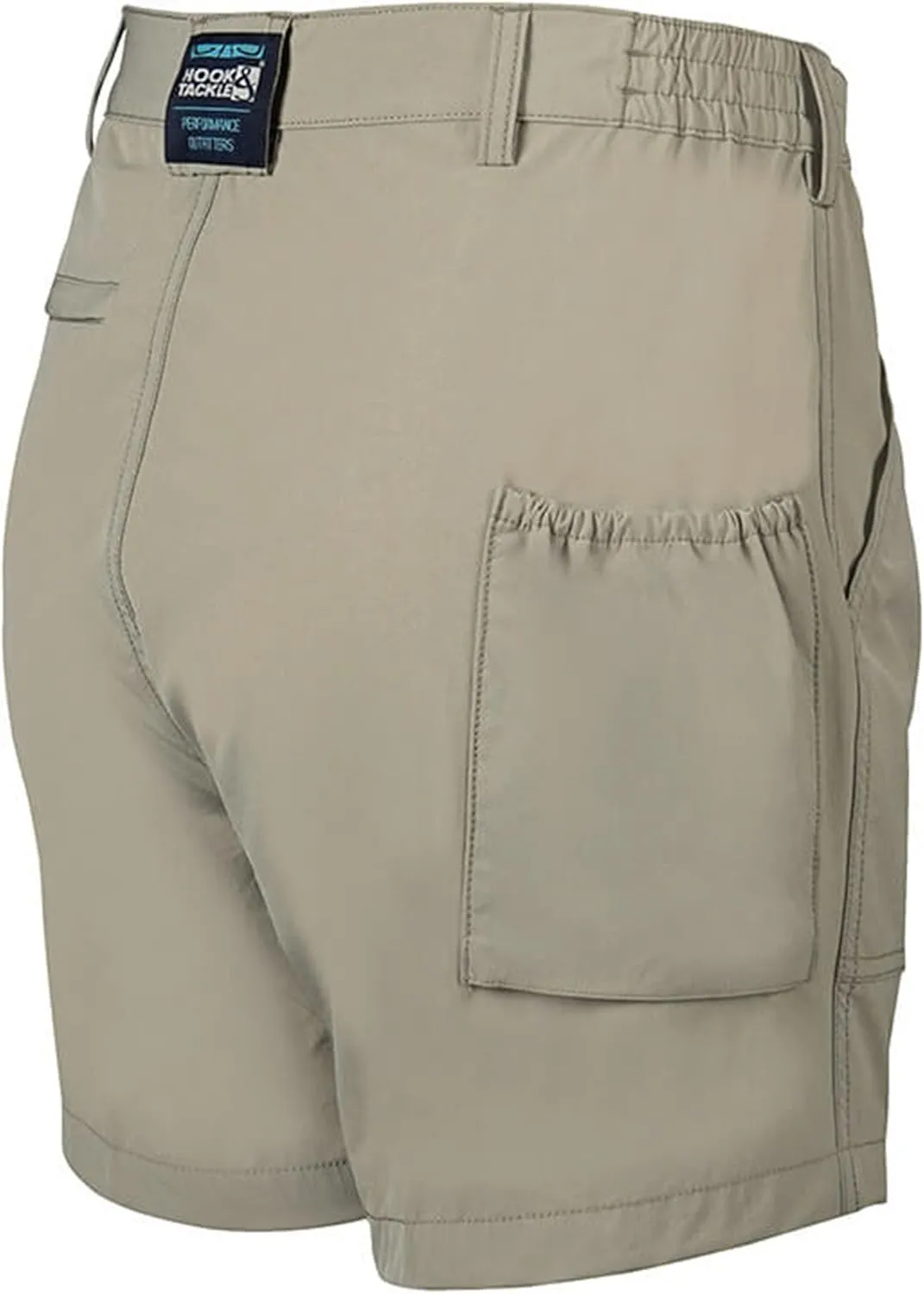 Hook & Tackle® Men’s Beer Can Island Stretch | Hybrid | 4-Way Stretch | Performance Fishing Short