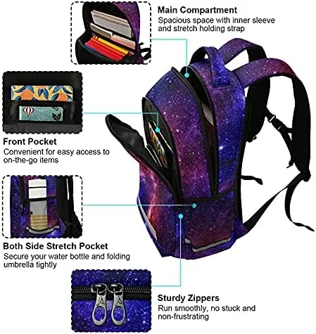 Horse Flowers Backpacks For Kids Fairytale Student Backpack Bookbag For Boys Girls Casual Bag