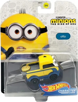 Hot Wheels 1/64 Minions The Rise of Gru Character Car-Otto(3/6)