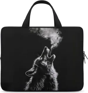 Howling Wolf Chill Laptop Bag Laptop Case Computer Messenger Bag with Adjustable Shoulder Strap