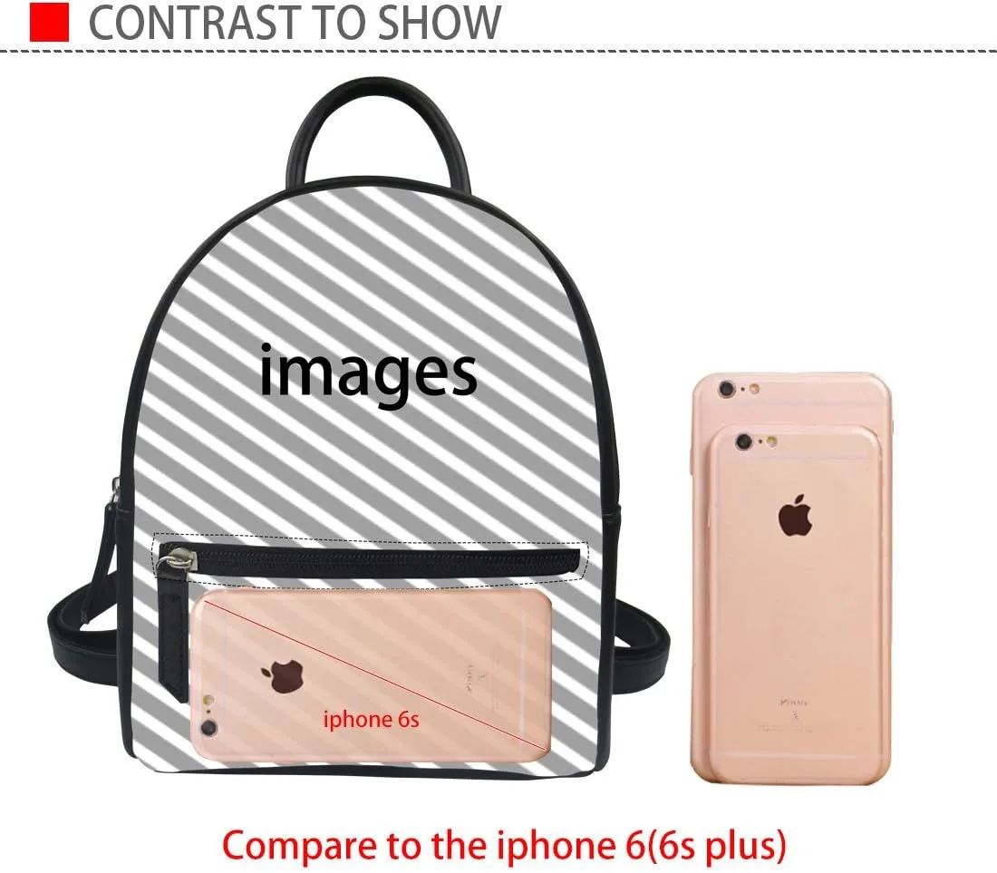 HUGS IDEA School Bus Backpack Purse for Women Leather Travel Backpacks Purse Fashion Ladies Small Shoulder Bags