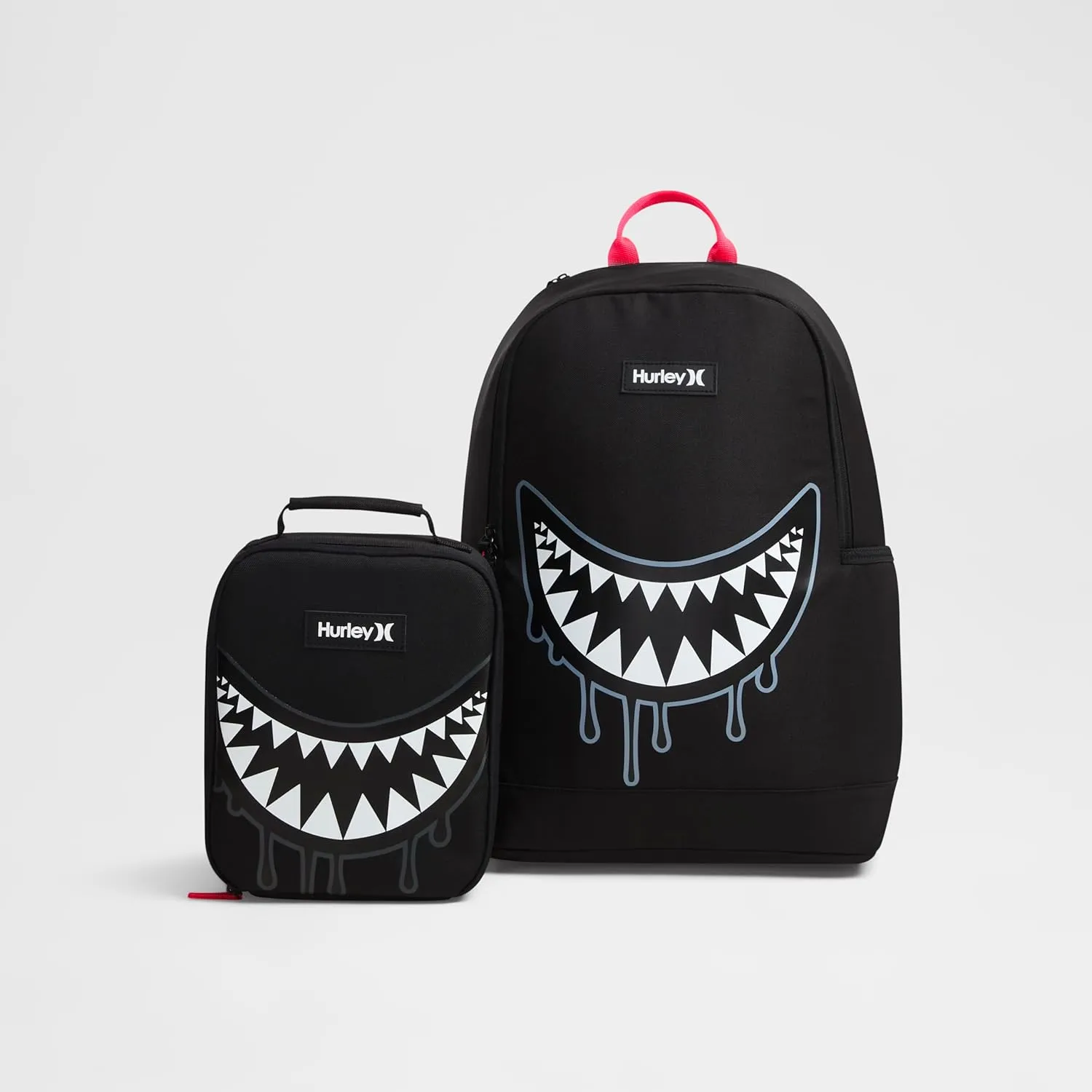Hurley Men's Graphic Backpack, Black/Black, One Size