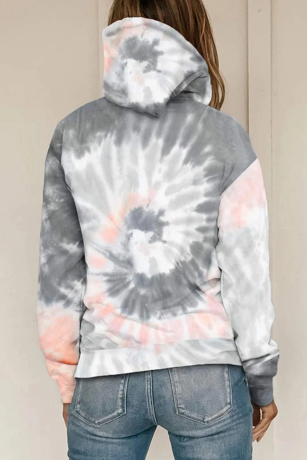 HVEPUO Womens Hoodies Fall Long Sleeve Drawstring Pullover Tops With Pockets Girls' Fashion Loose Casual Sweatshirt For Women