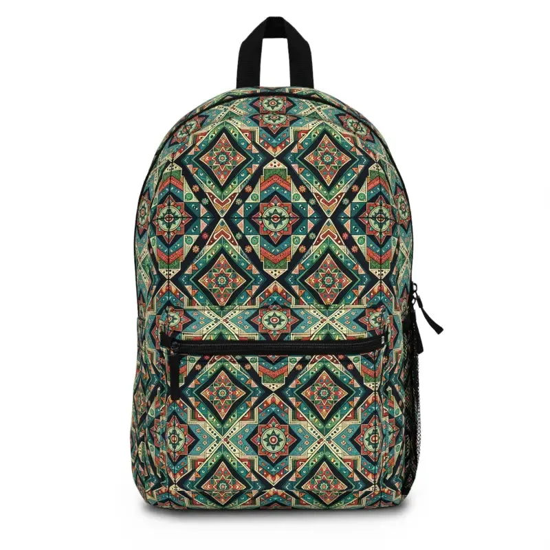 Indian Patola Pattern Backpack for Epic Journeys