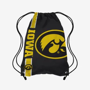 Iowa Hawkeyes Big Logo Drawstring Backpack