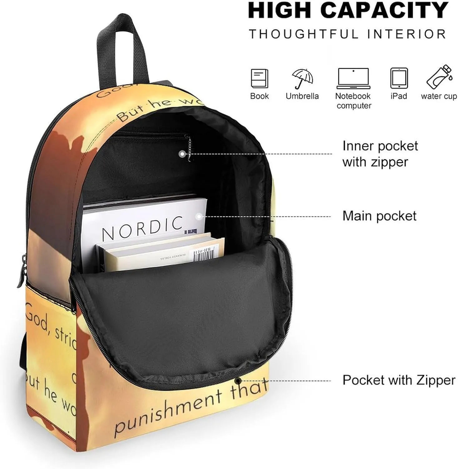 Is Aiah Classic Neutral Casual Lightweight Laptop Backpack Made of Materials, Suitable for Multiple Uses
