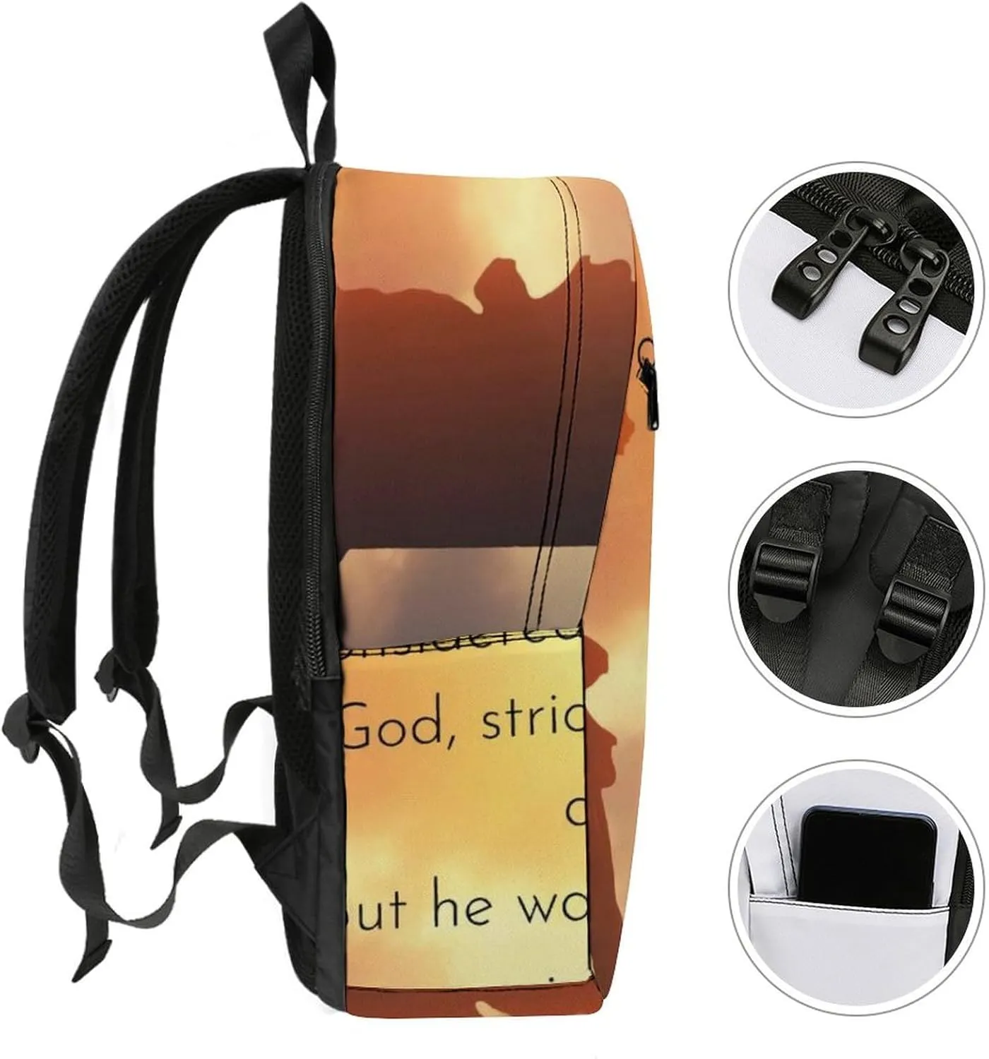 Is Aiah Classic Neutral Casual Lightweight Laptop Backpack Made of Materials, Suitable for Multiple Uses