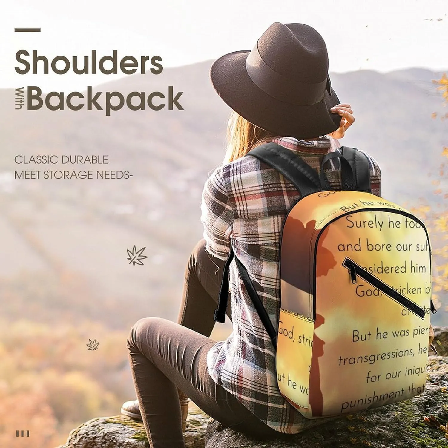 Is Aiah Classic Neutral Casual Lightweight Laptop Backpack Made of Materials, Suitable for Multiple Uses