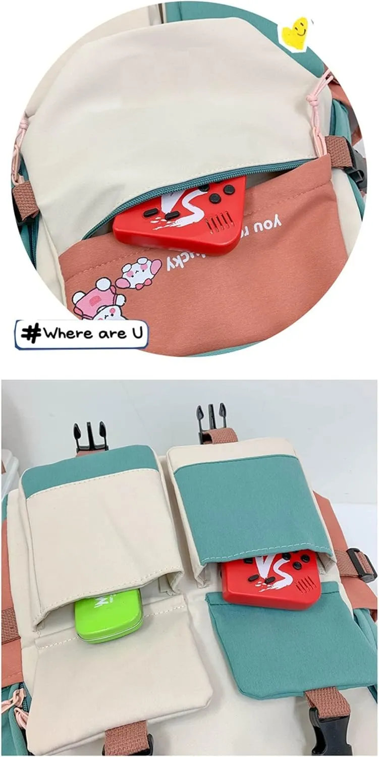 ISaikoy Anime Toilet-bound Hanako-kun Backpack Bookbag Shoulder School Bag Daypack Laptop Bag 13