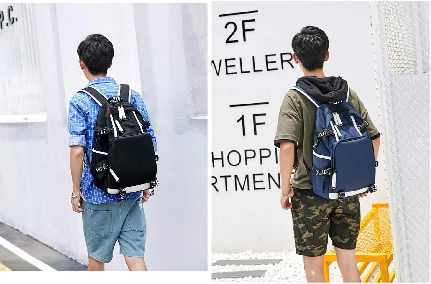ISaikoy Game Zenless Zone Zero Backpack Daypack Bookbag Laptop Bag School Bag with USB Port 1