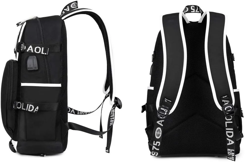 ISaikoy Game Zenless Zone Zero Backpack Daypack Bookbag Laptop Bag School Bag with USB Port 1