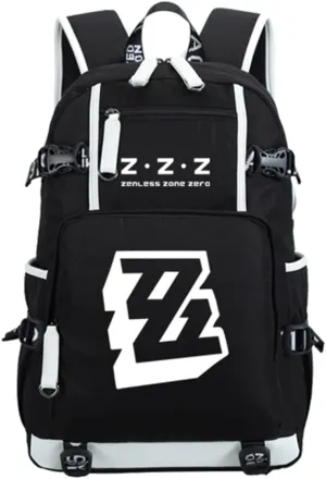 ISaikoy Game Zenless Zone Zero Backpack Daypack Bookbag Laptop Bag School Bag with USB Port 1