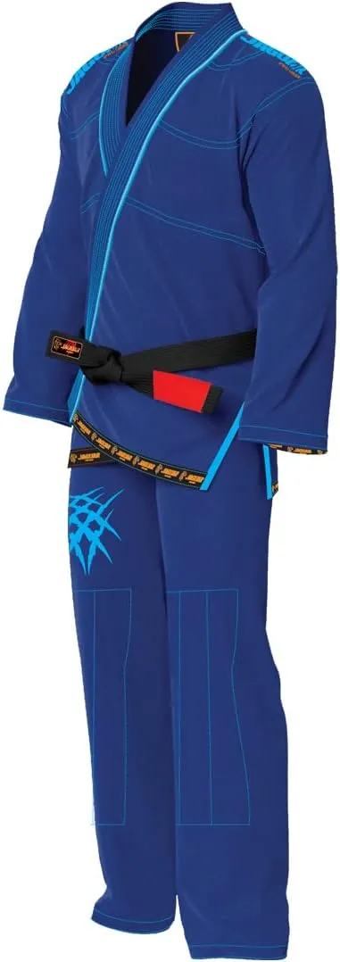 JAGUAR PRO GEAR Classic Series - Brazilian Jiu Jitsu, Kids Adults Unisex, Kimono Gi Lightweight Uniform with White Belt