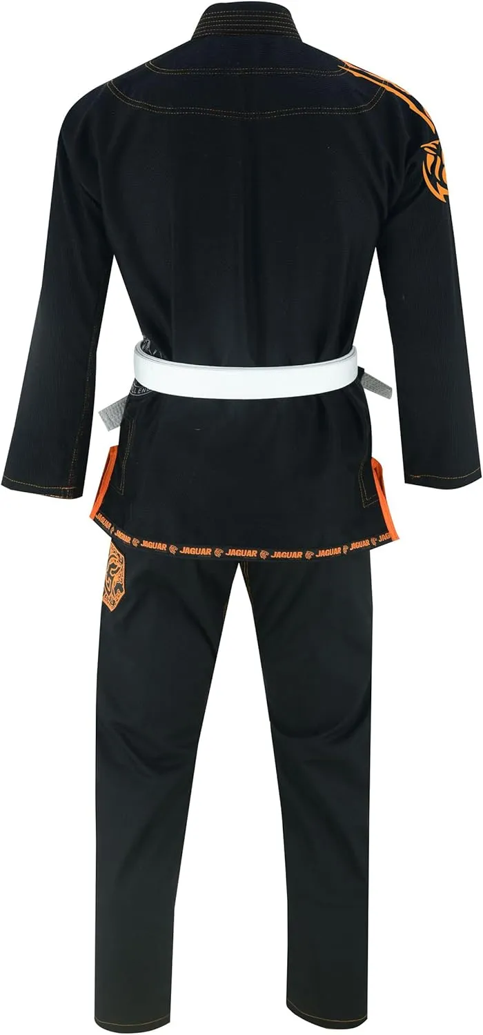 JAGUAR PRO GEAR – Pro Signature Brazilian Jiu Jitsu| Kids Adults Unisex| Kimono Gi Lightweight Uniform with White Belt