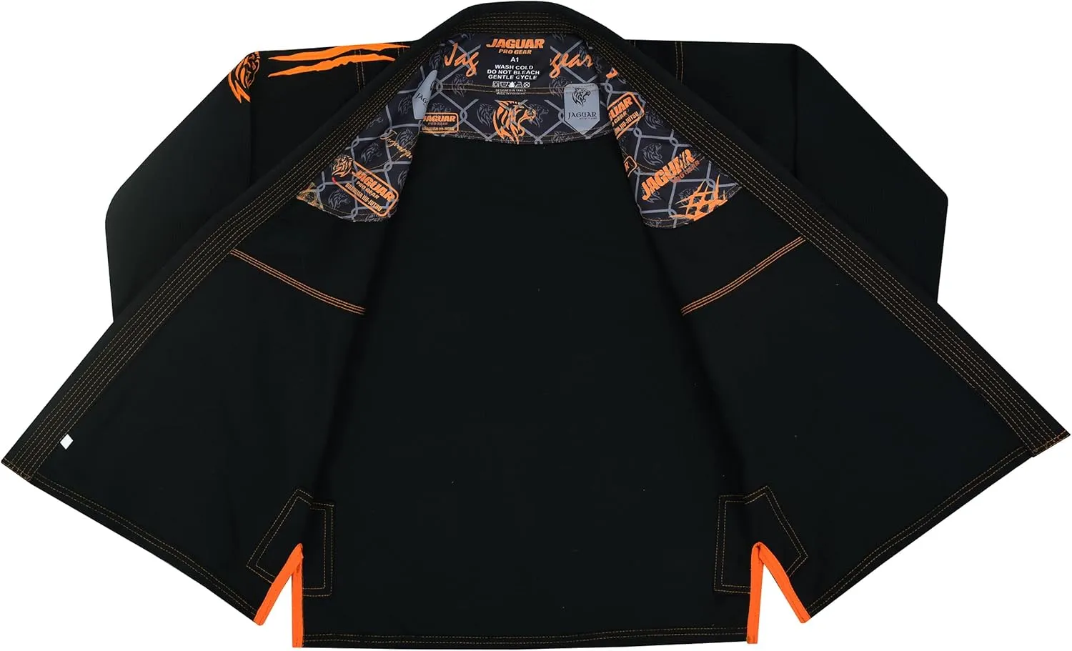 JAGUAR PRO GEAR – Pro Signature Brazilian Jiu Jitsu| Kids Adults Unisex| Kimono Gi Lightweight Uniform with White Belt