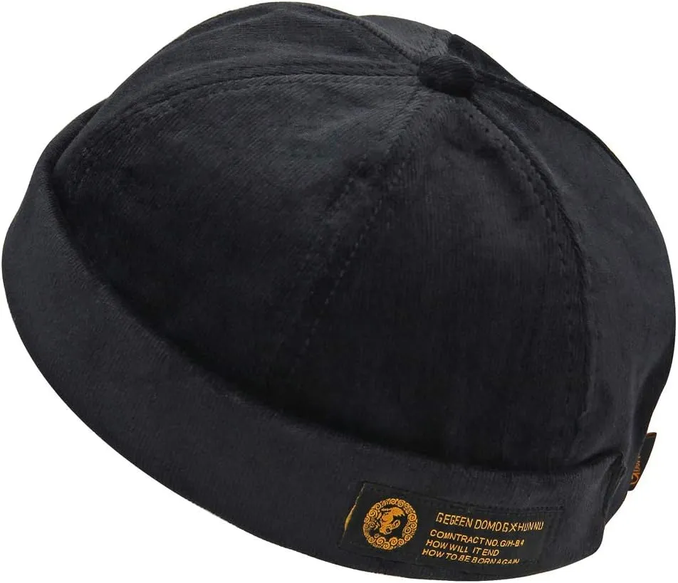 jerague Beanie Hat for Men Women Brimless Cuffed Hat Skullcap Watch Cap Adjustable