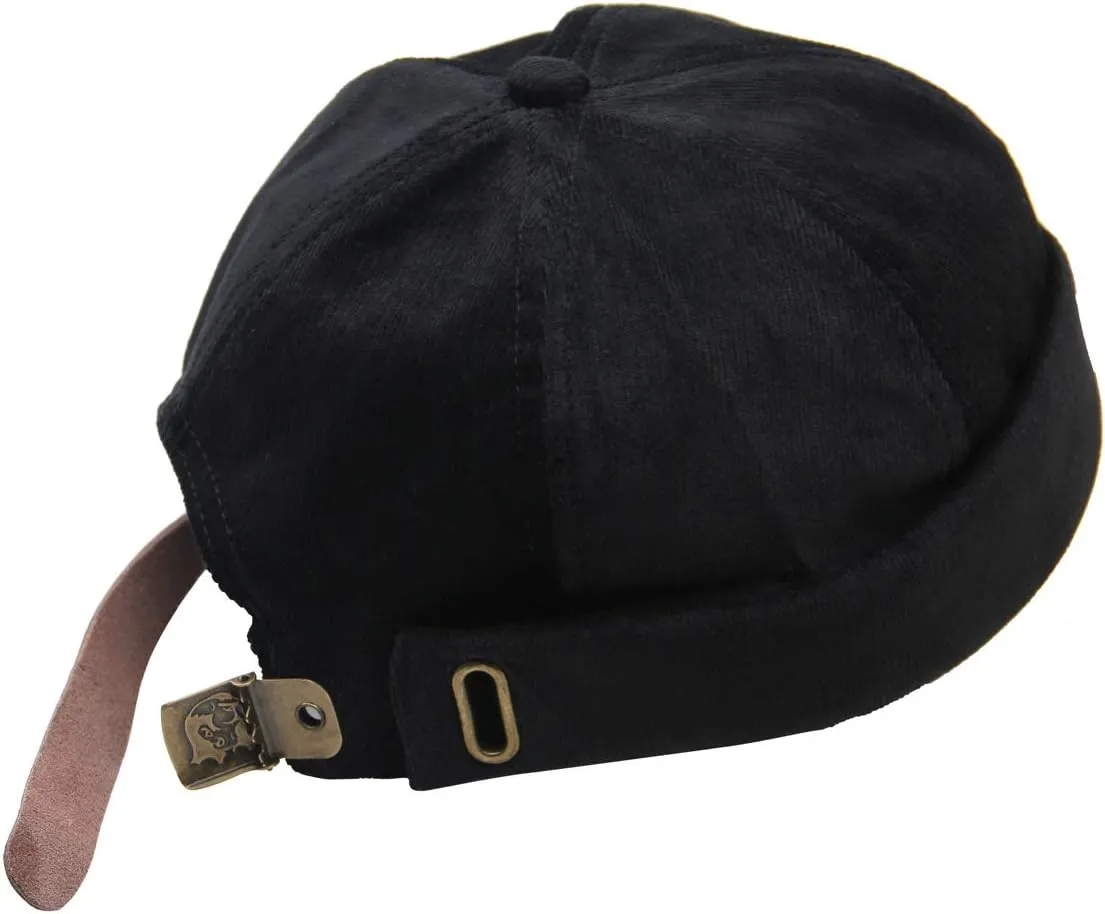 jerague Beanie Hat for Men Women Brimless Cuffed Hat Skullcap Watch Cap Adjustable