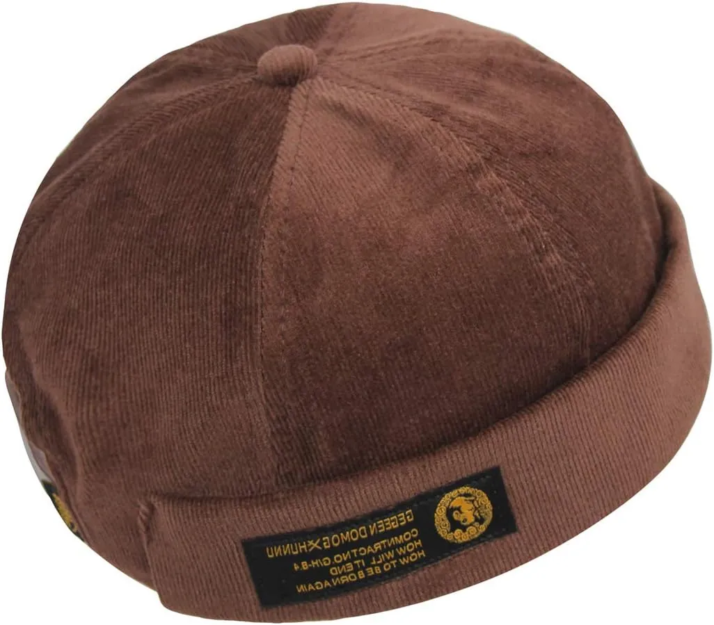 jerague Beanie Hat for Men Women Brimless Cuffed Hat Skullcap Watch Cap Adjustable