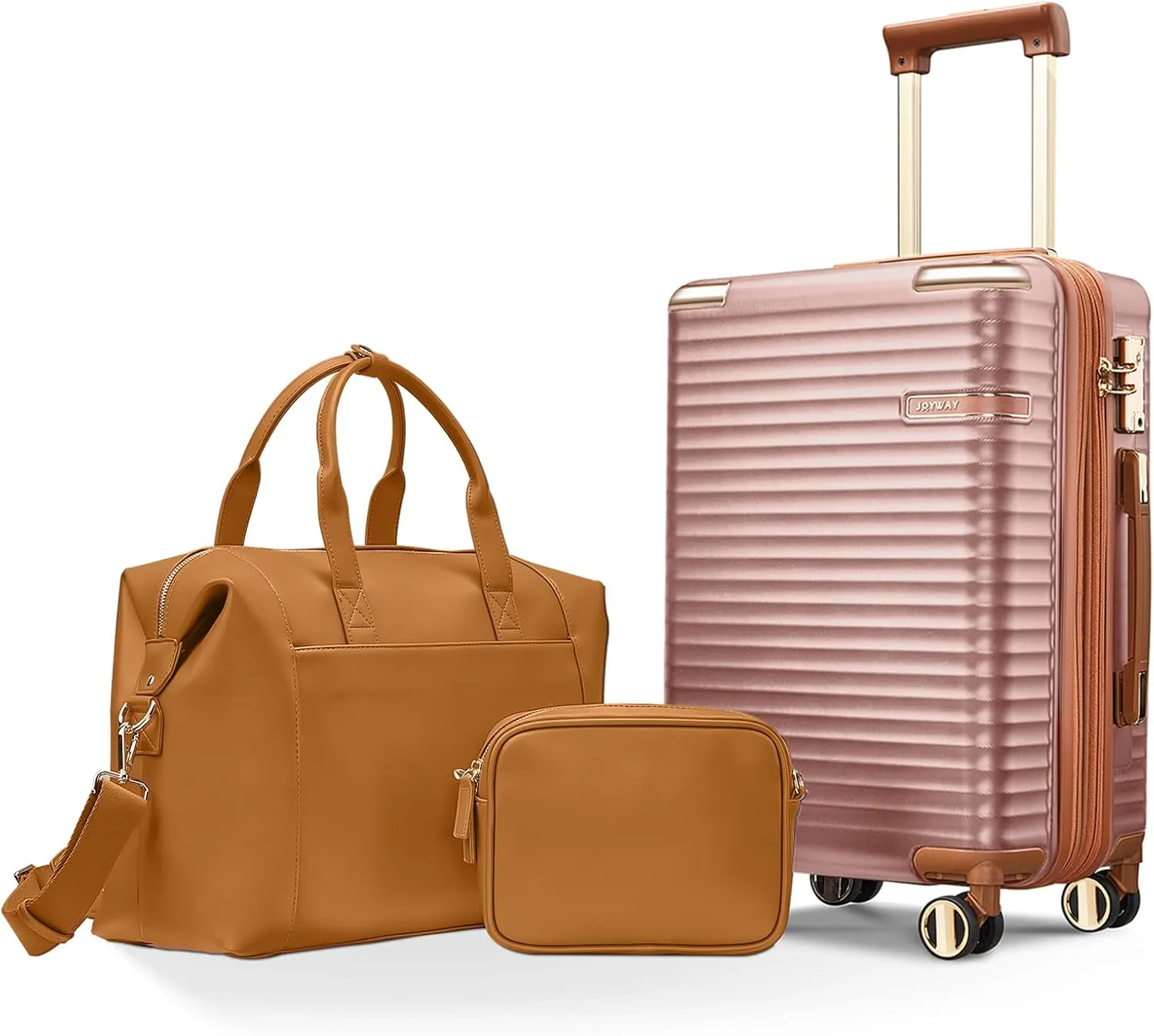 Joyway Carry on Luggage Sets, Expandable Hard Shell Carry-on Suitcase with Spinner Wheels, Lightweight Travel Luggage with TSA Lock