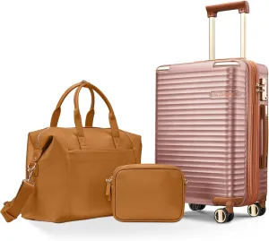 Joyway Carry on Luggage Sets, Expandable Hard Shell Carry-on Suitcase with Spinner Wheels, Lightweight Travel Luggage with TSA Lock
