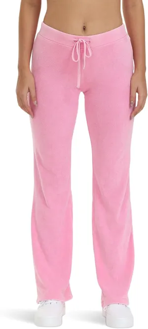 Juicy Couture Women's Garment Dyed Heritage Wide Leg Track Pant
