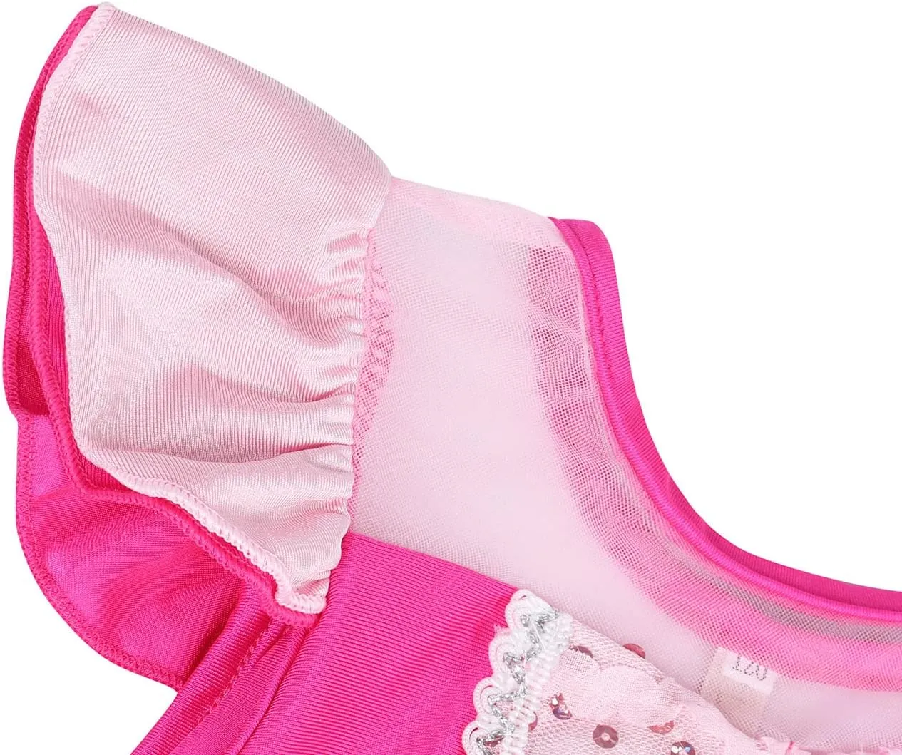 Jurebecia Girls Two Piece Swimsuit Princess Bikini Set Toddle Kids Ruffles Bathing Suit Role Play Swimwear