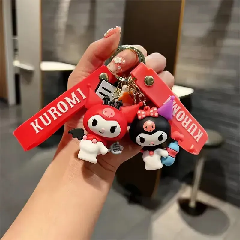 Kawaii Kuromi Palette Play Keychain