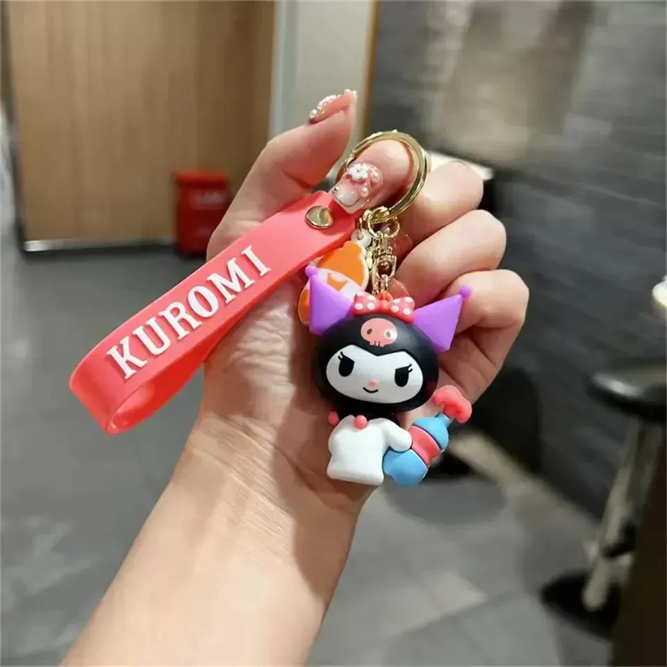 Kawaii Kuromi Palette Play Keychain