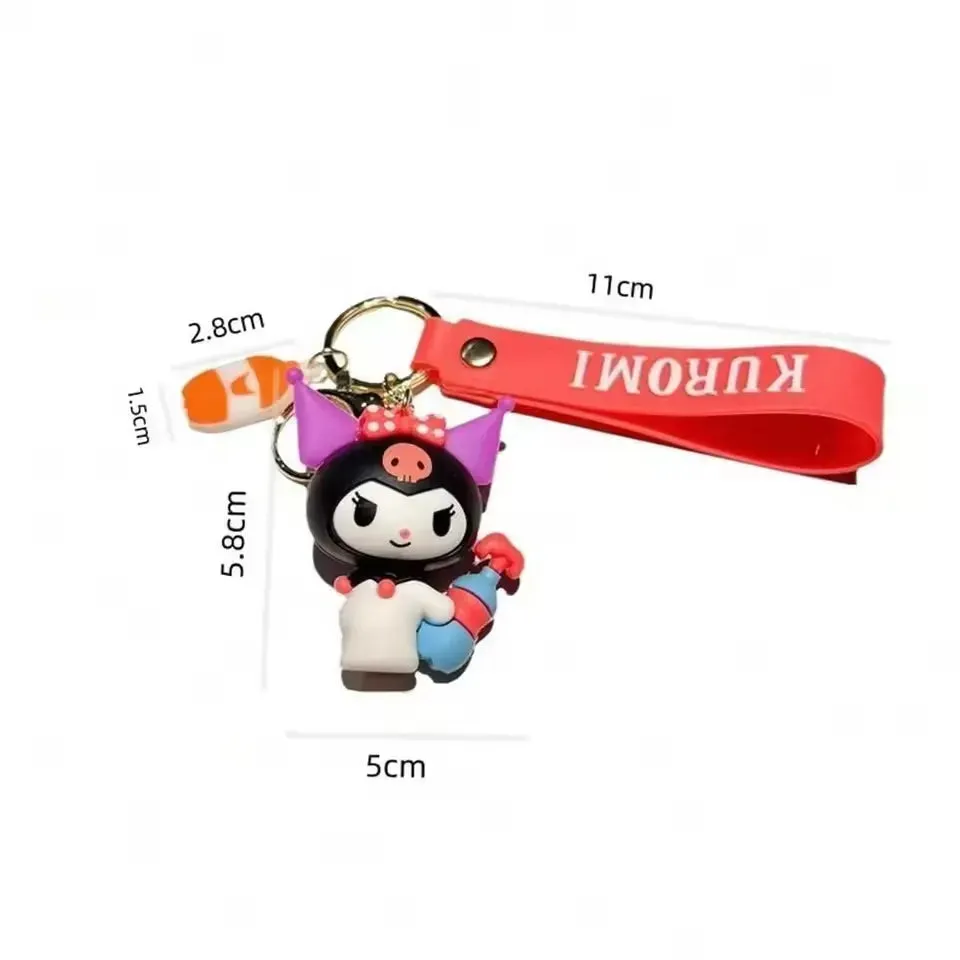 Kawaii Kuromi Palette Play Keychain