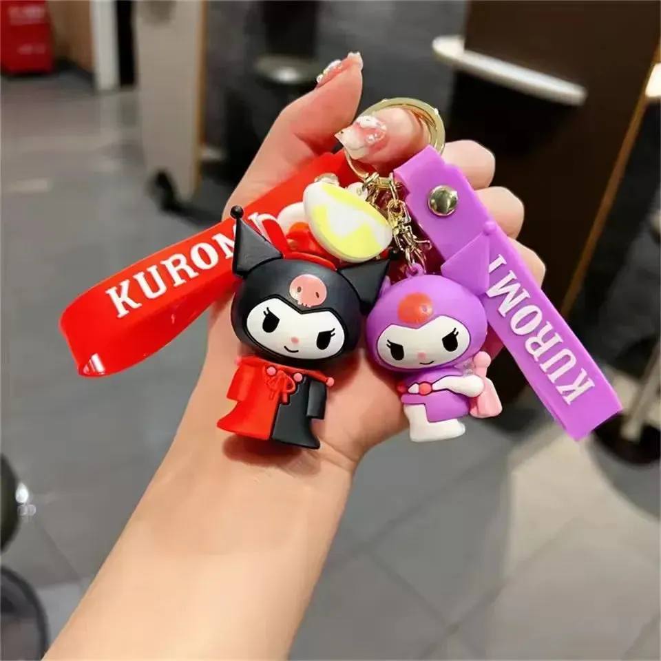 Kawaii Kuromi Palette Play Keychain