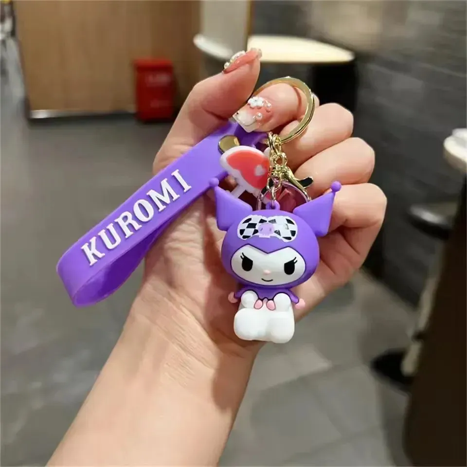 Kawaii Kuromi Palette Play Keychain