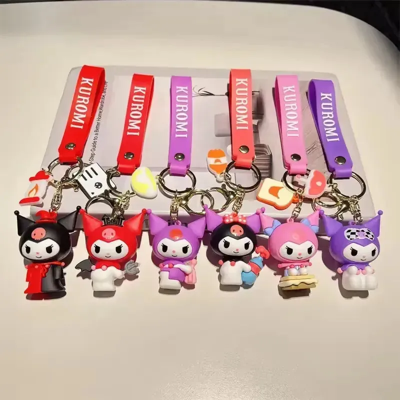 Kawaii Kuromi Palette Play Keychain