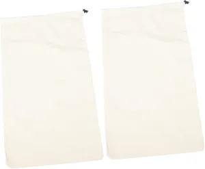 KESYOO 2pcs Quilt Organizer for Home Laundry Bag Clothing Travel Drawstring Mesh Bags - Storage Pouch Drawstring Bags Wet Bag Moving Make Extra Large Storage Bags Clothes White Canvas