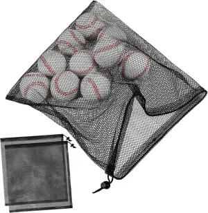 KESYOO 3pcs Drawstring Mesh Bag Paddle Covers Extra Large Canvas Tote Bag Canvas Bags Bulk Pond Pump Mesh Bag Mesh Bag for Pool Vacuum Mesh Storage Bags Tennis Polyester Black