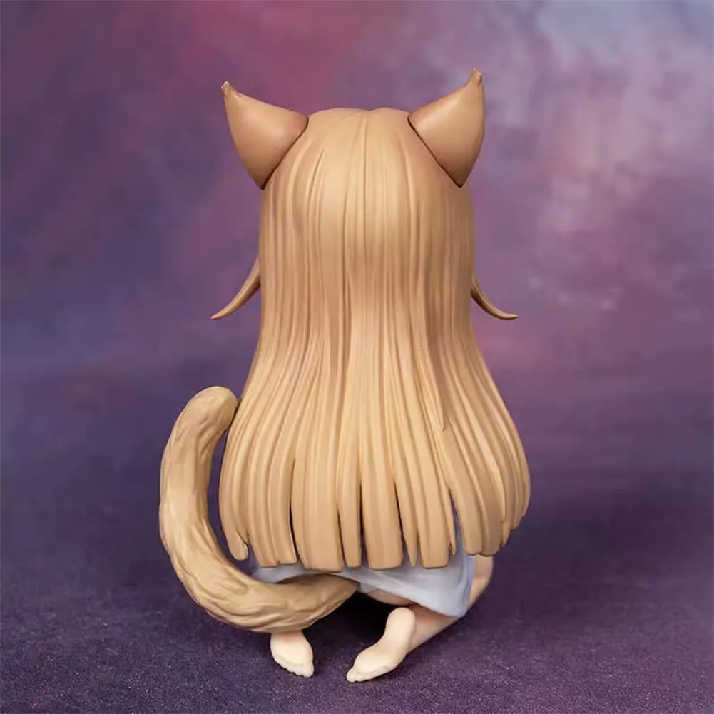 Kinako Anime Figure 11cm Cartoon Girl Kinako Kneeling PVC Action Figure Statue Collectible Model Desktop Ornaments