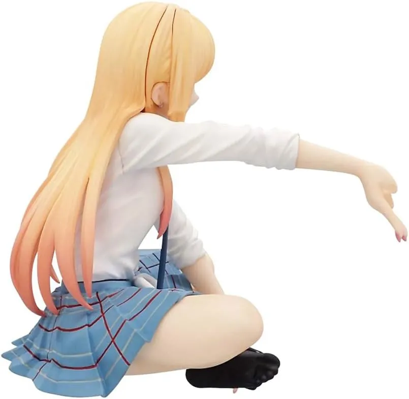 Kitagawa Marin Figure PVC School Uniform Cartoon Girl 10cm Anime Character Model Statue Collection Figurine