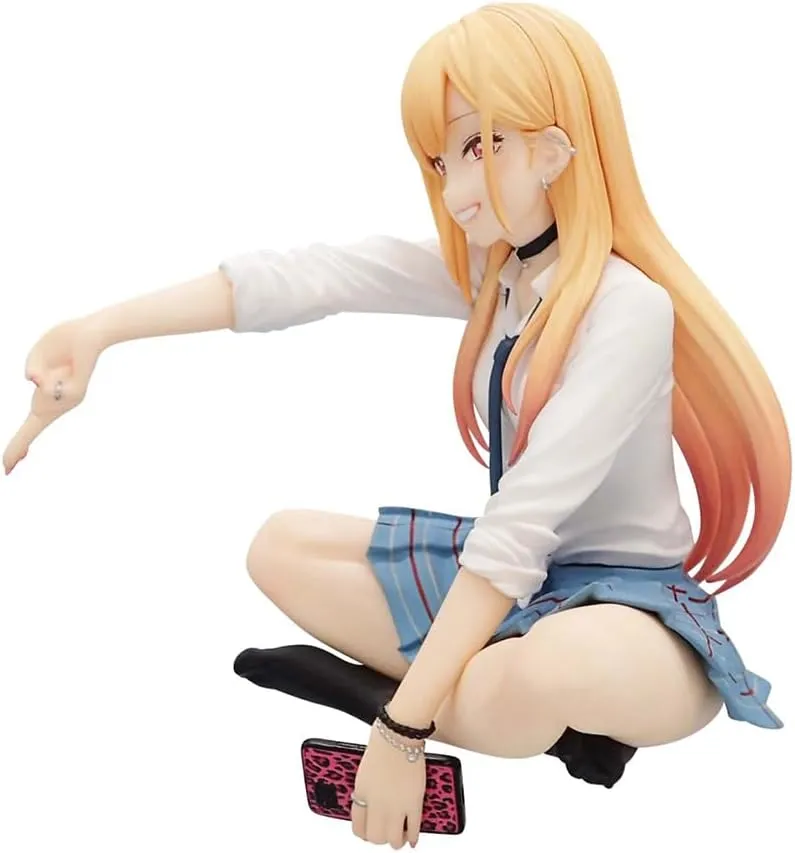 Kitagawa Marin Figure PVC School Uniform Cartoon Girl 10cm Anime Character Model Statue Collection Figurine
