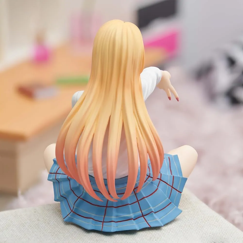 Kitagawa Marin Figure PVC School Uniform Cartoon Girl 10cm Anime Character Model Statue Collection Figurine
